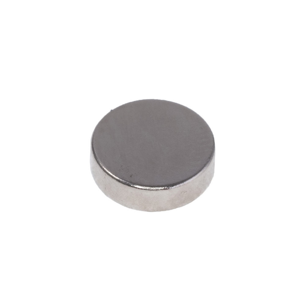 Neodym Magnet, Zylinder Ø10 x 3 mm (N38), vernickelt Neodym Magnet, Zylinder Ø10 x 3 mm (N38), vernickelt