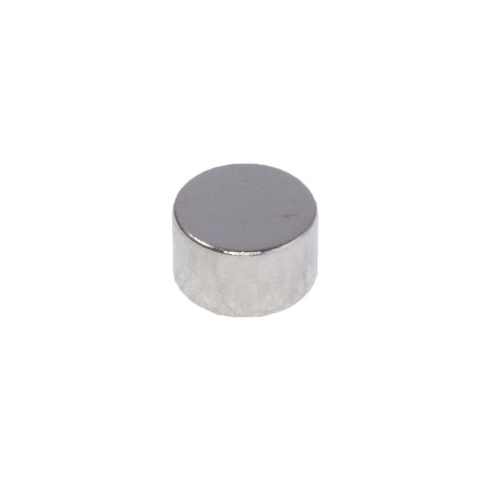 Neodym Magnet Kleine Zylinder 0,43 kg  N38 Ø5 x 3 mm vernickelt
