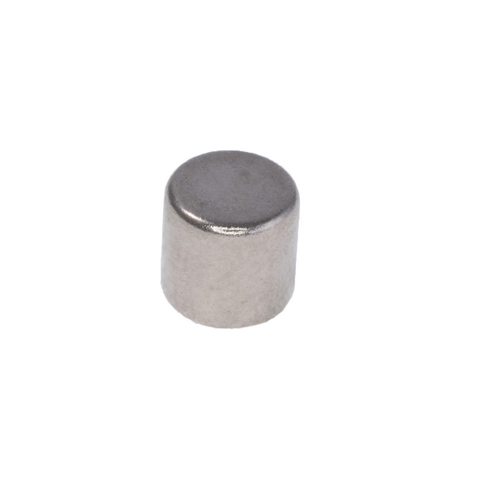 Neodym Magnet Zylinder 0,7 kg  N38 Ø5 x 5 mm vernickelt
