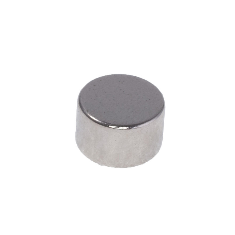 Neodym Magnet Zylinder 1,4 kg  N38 Ø8 x 5 mm vernickelt