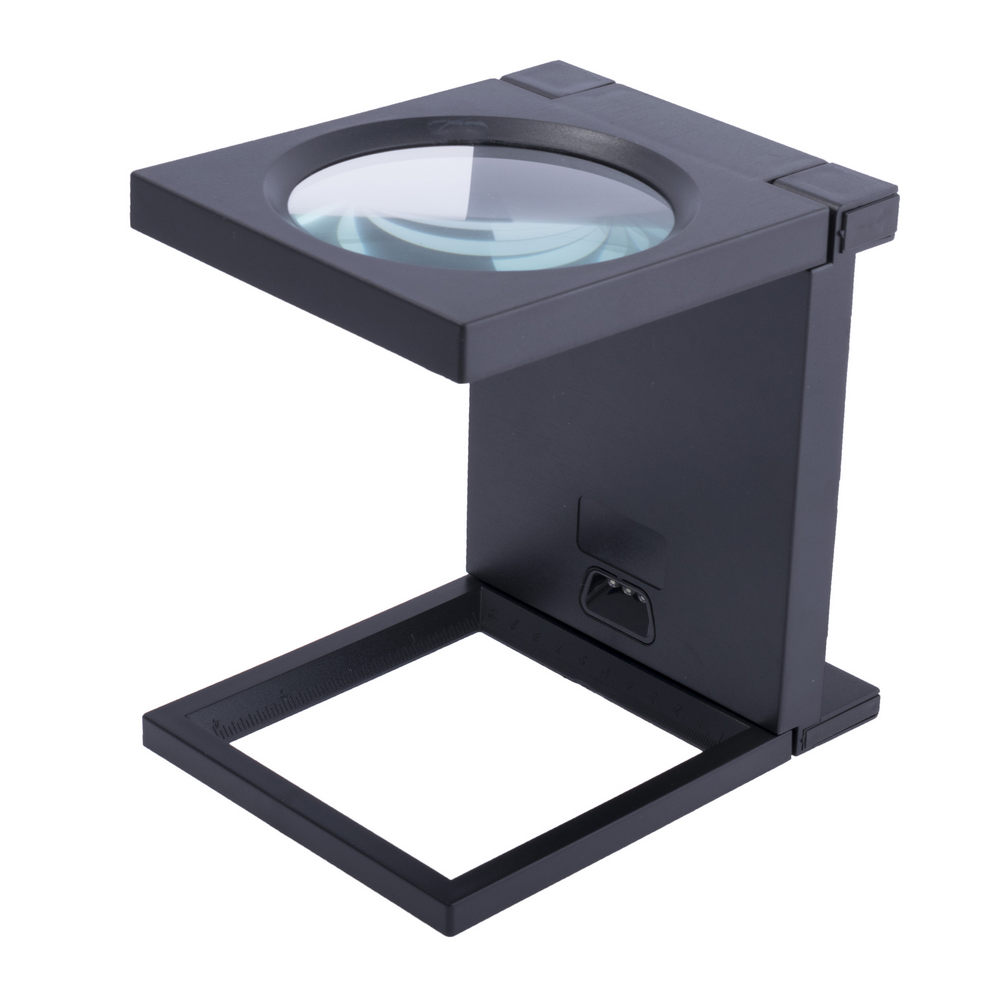 Lupe ZD-MG14116-A Vergrößerungsglas quadratisch mit Scala kompakt Mignifer Lupe ZD-MG14116-A Vergrößerungsglas quadratisch mit Scala kompakt Mignifer