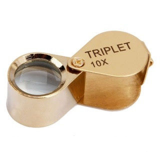 Juwelier-Lupe MG21170С, gold, 10Х, Durchmesser-12mm