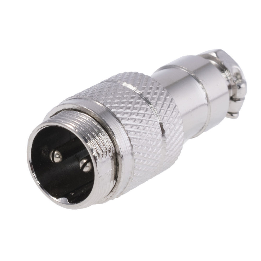 MIC342 Stecker; Mikrofon; "Mannchen"; PIN:2; auf Draht; gerade MIC342 Stecker; Mikrofon; "Mannchen"; PIN:2; auf Draht; gerade