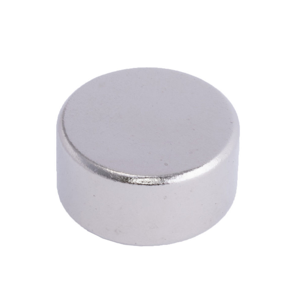 Neodym Magnet, Zylinder Ø20 x 10 mm (N38), Vernickelt Neodym Magnet, Zylinder Ø20 x 10 mm (N38), Vernickelt