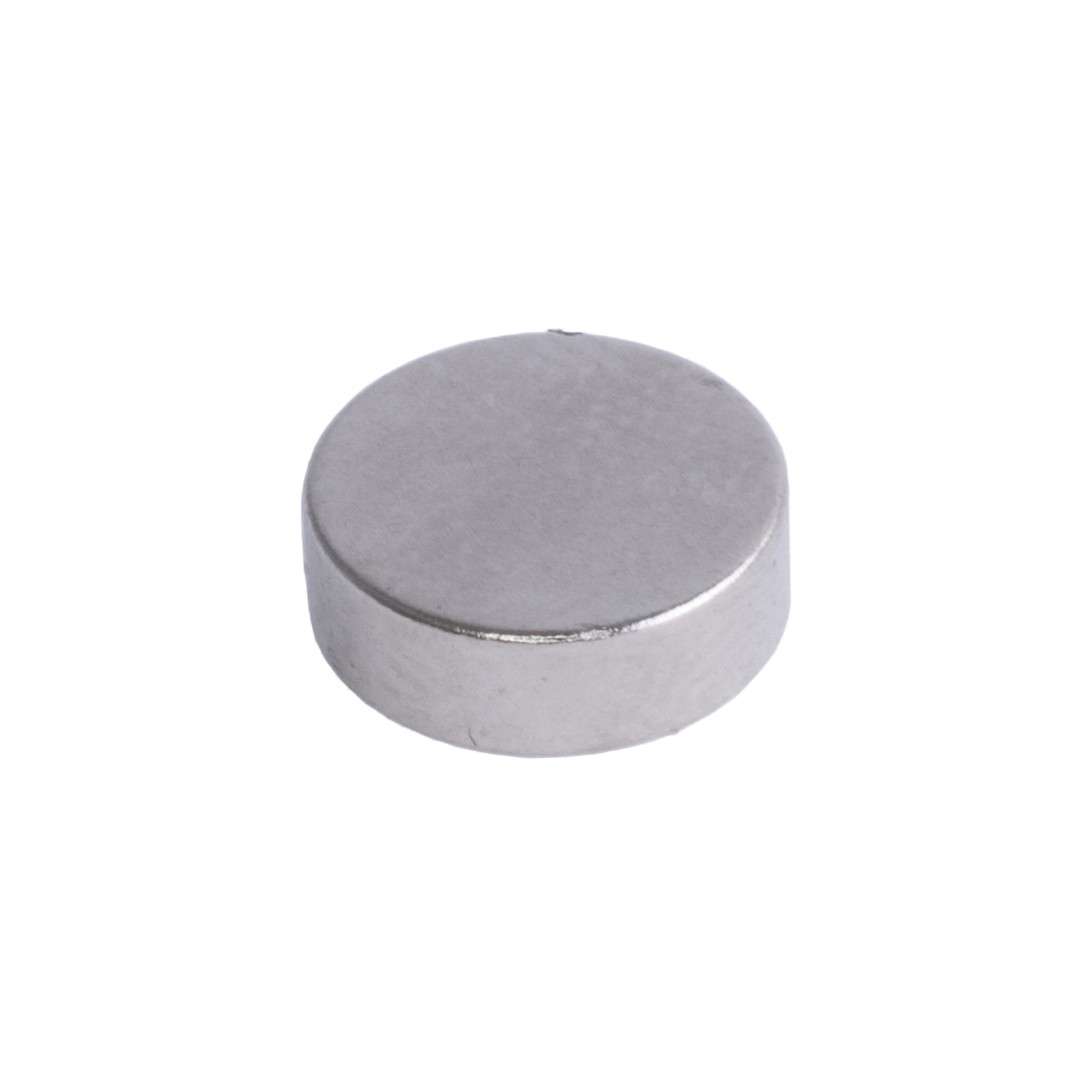 Neodym Magnet, Zylinder Ø7,5 x 2,5 mm (N38), vernickelt