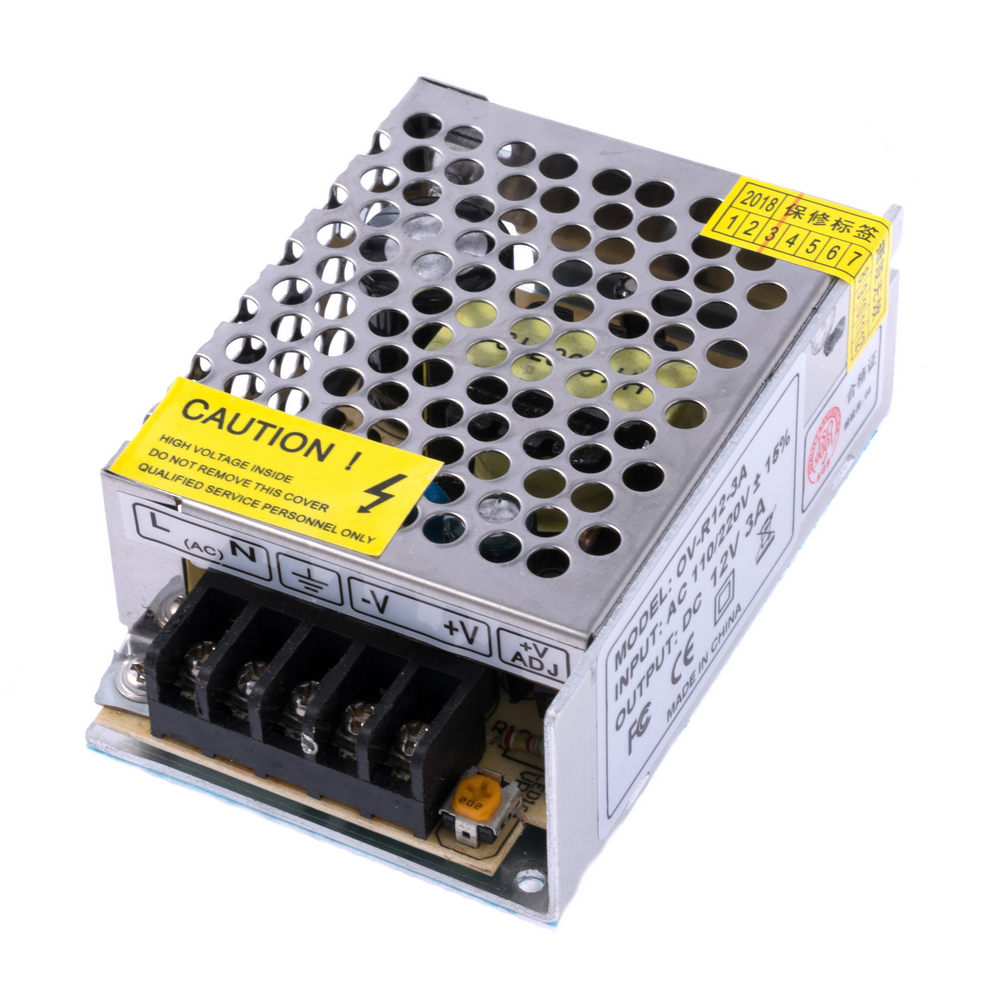 Einbau-Netzteil Metallgehause Mini Schaltnetzteil 12VDC 3A 36W OV-12-3 Einbau-Netzteil Metallgehause Mini Schaltnetzteil 12VDC 3A 36W OV-12-3