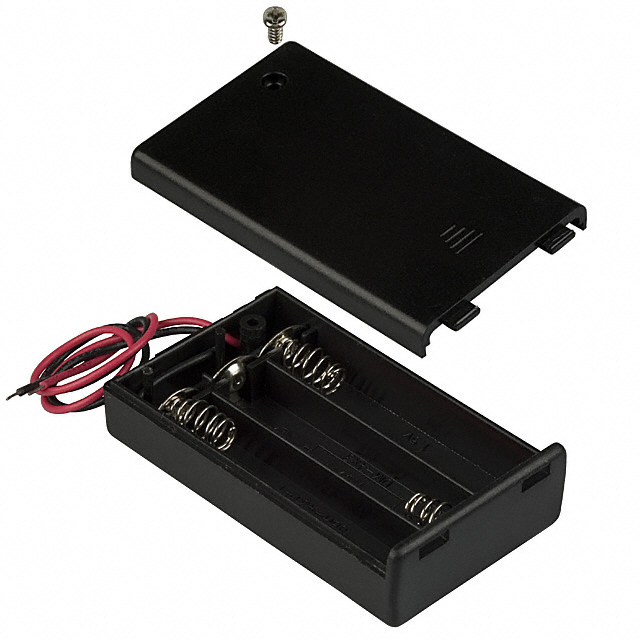 Batteriefach 3 * AAA, geschl.. (SBH-431A) Montage SMT Batteriefach 3 * AAA, geschl.. (SBH-431A) Montage SMT