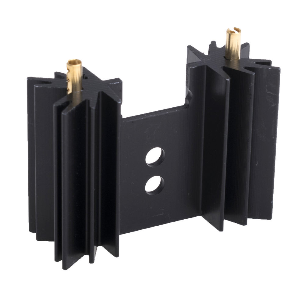 Radiator/Kühler geprägt TO220; schwarz Alu SK104-25STS 14K/W 25,4mm Radiator/Kühler geprägt TO220; schwarz Alu SK104-25STS 14K/W 25,4mm