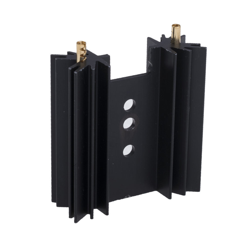 Radiator/Kühler geprägt TO220; schwarz Alu SK104-38STS 11K/W 38,1mm Radiator/Kühler geprägt TO220; schwarz Alu SK104-38STS 11K/W 38,1mm