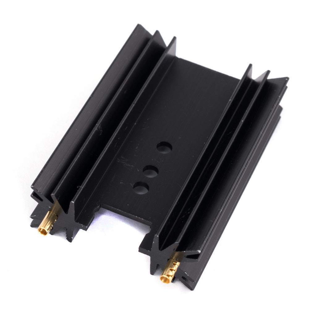 Radiator/Kühler geprägt TO220; schwarz Alu SK104-51STS 9K/W 50,8mm Radiator/Kühler geprägt TO220; schwarz Alu SK104-51STS 9K/W 50,8mm